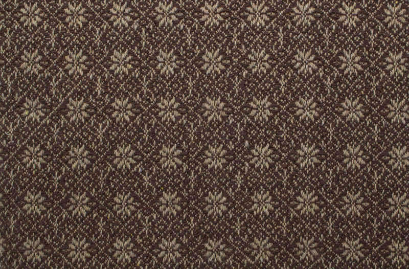 Primitive Star/Flourish Placemats in Brown and Hemp - Set of 4
