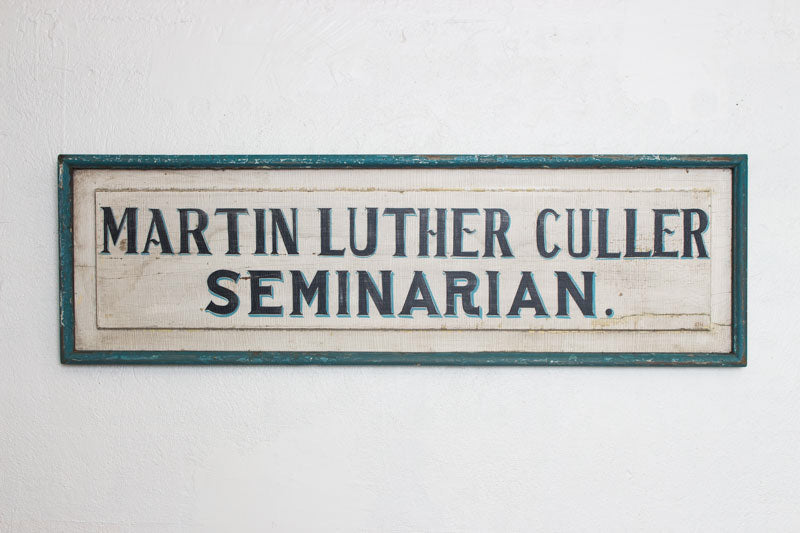 Martin Luther Culler, Seminarian Americana Art