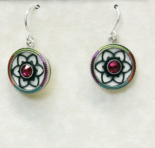 Multi Color Black and White Earrings by Firefly Jewelry
