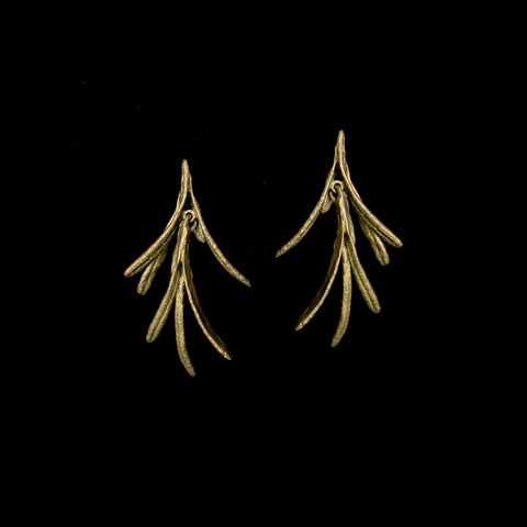 Rosemary Short Dangle Post Earrings By Michael Michaud