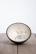 Peace Small Bowl Hand Painted Ceramic