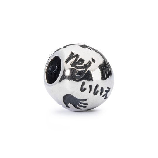The Positive No Sterling Silver Bead by Trollbeads