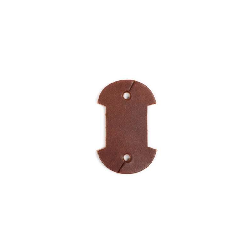 Leather Cord Capsule in Cinnamon