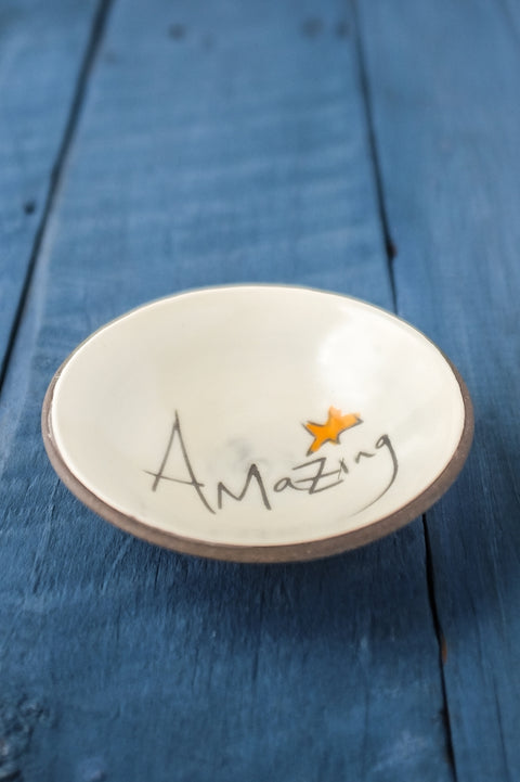 Amazing Mini Bowl Hand Painted Ceramic