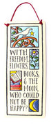 With Freedom Large Tall Ceramic Tile