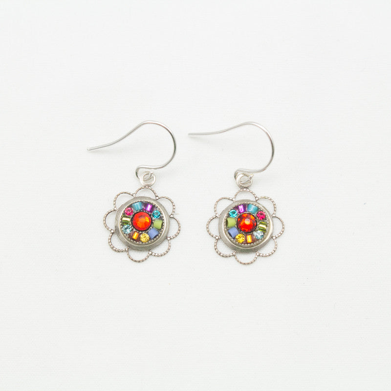 Multi Color Flores Earrings by Firefly Jewelry