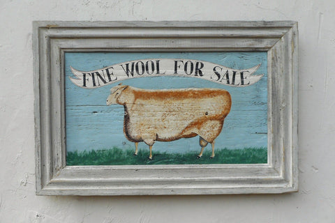 Fine Wool for Sale (C) Americana Art