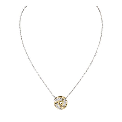 Infinity Knot Pave Single Knot Slider by John Medeiros