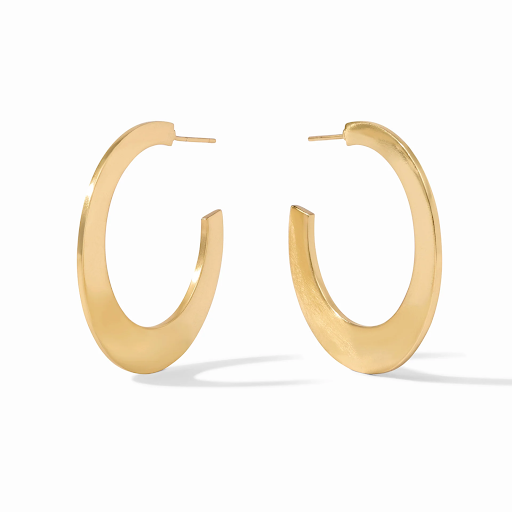 Luna Gold Large Hoop Earrings by Julie Vos