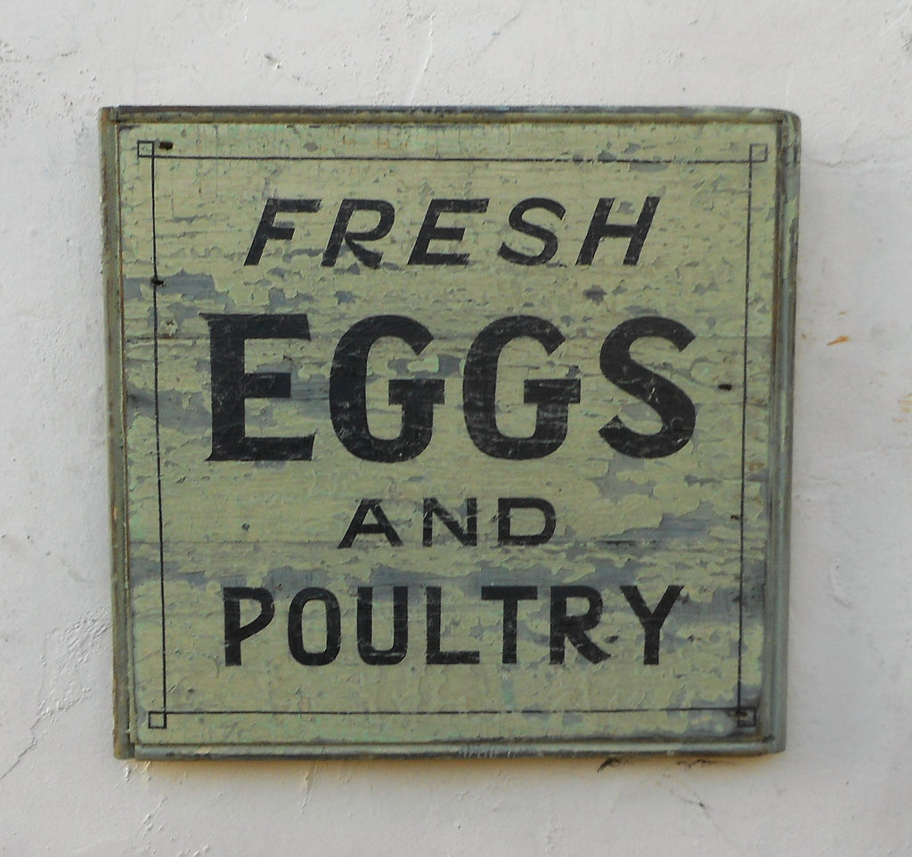 Fresh Eggs and Poultry Americana Art
