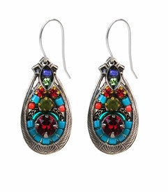 Multi Color Drop Earrings by Firefly Jewelry