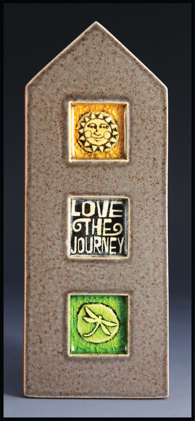 Love the Journey Tall Thick Tile