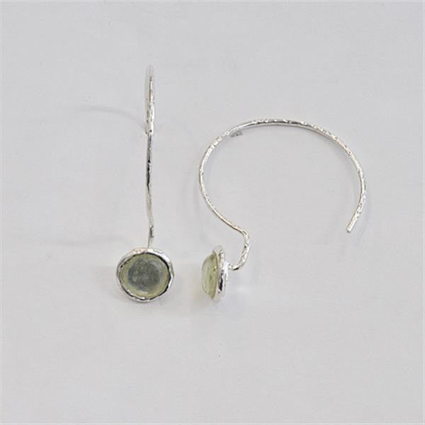 Petite Washed Roman Glass Earrings