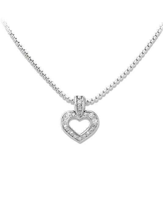 Heart Collection Two Hearts Inseparable Slider with Necklace by John Medeiros