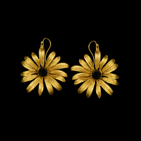 Black-Eyed Susan Wire Earrings By Michael Michaud