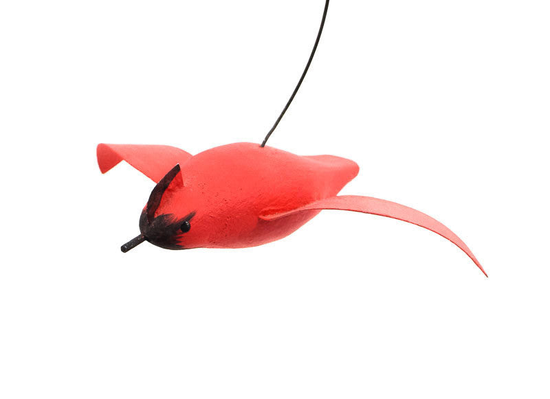 Flying Cardinal Songbird Ornament