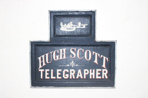 Hugh Scott, Telegrapher Americana Art