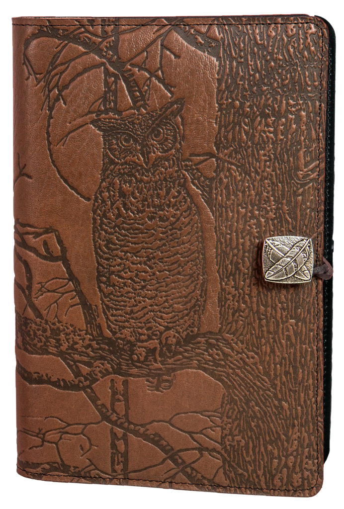 Horned Owl Large Journal in Saddle