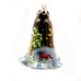 Fox and Deer Ringing Bell Ceramic Ornament