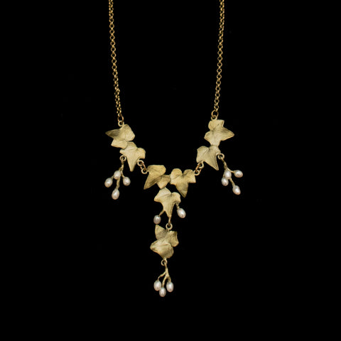 Ivy Vine 16'' Adj. Necklace By Michael Michaud