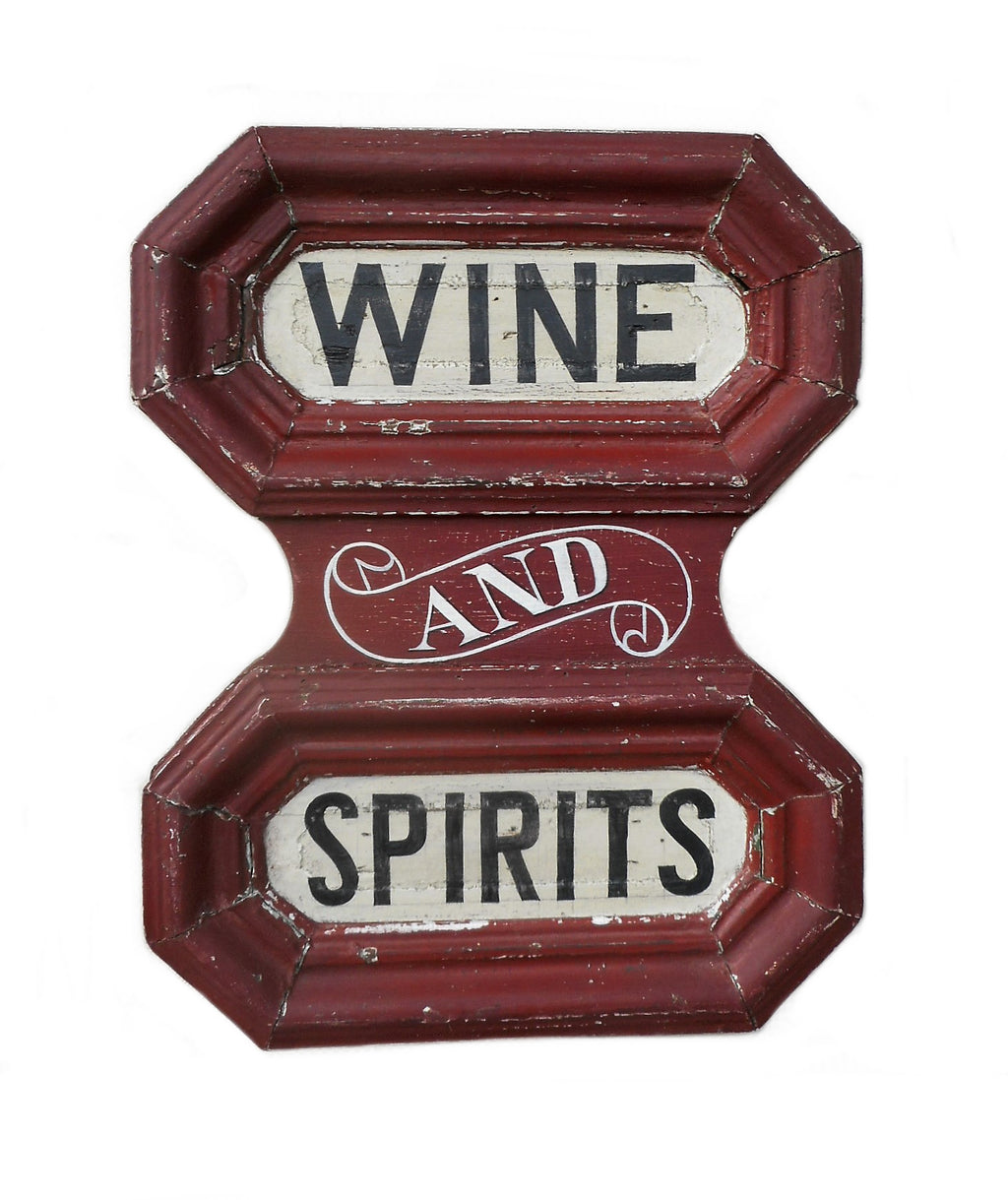Wine and Spirits (Red) Americana Art