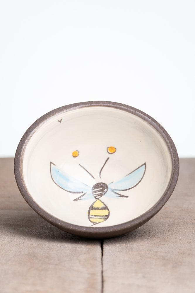 Bee the Change Small Bowl Hand Painted Ceramic