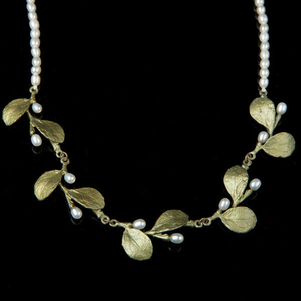 Irish Thorn Contour Necklace with 18'' Adjustable Beaded Chain
