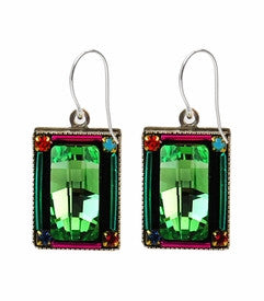 Multi Color Emerald City Earrings by Firefly Jewelry