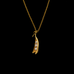 Pea Pod Three Pearl 16" Adjustable Pendant Necklace by Michael Michaud