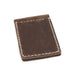 Leather Money Clip Hand Sewn Wallet - Available in Multiple Colors