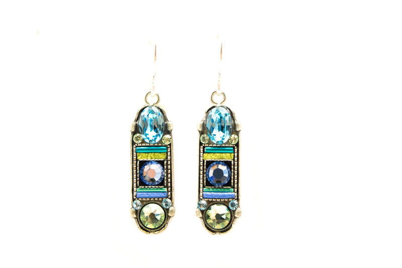 Aqua La Dolce Vita Oval with Hope & Dream Earrings by Firefly Jewelry