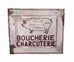 Boucherie Charcuterie, French Butcher Americana Art