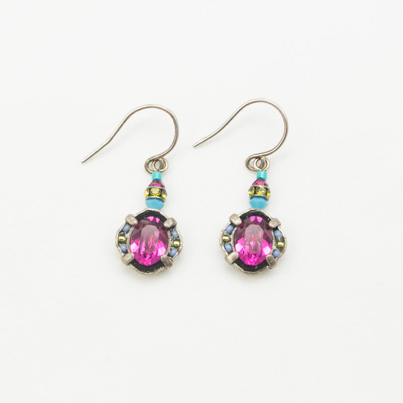 Multi Color Mosaic Earrings by Firefly Jewelry