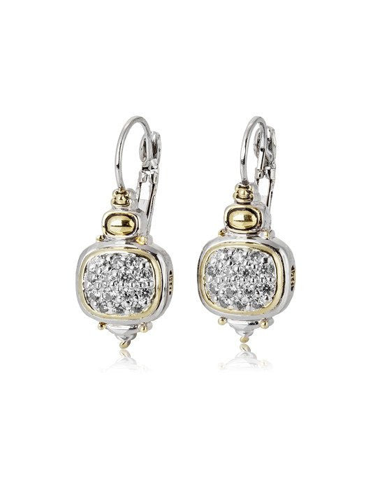 Nouveau CZ French Wire Earrings by John Medeiros
