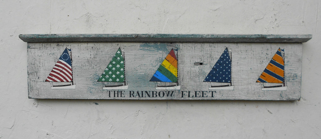 The Rainbow Fleet Americana Art - 9 x 40