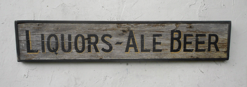 Liquors-Ale Beer Americana Art