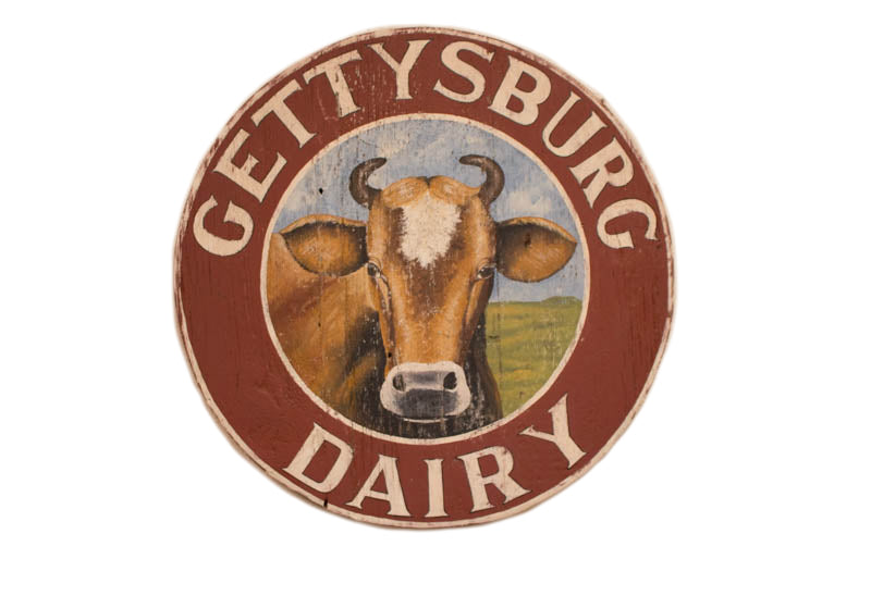 Gettysburg Dairy with Cow Americana Art