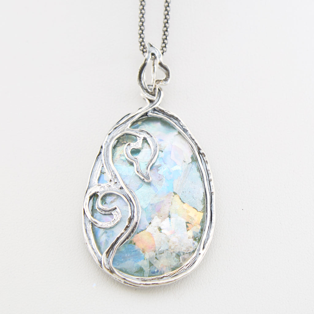 Blooming Roman Glass Necklace