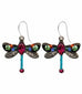Fuschia Petite Dragonfly Earrings by Firefly Jewelry