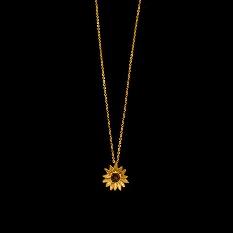 Sunflower 16'' Adj. Petite Pendant By Michael Michaud