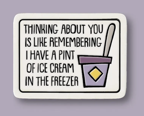 Thinking About You Ceramic Magnet