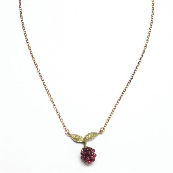 Raspberry Garnet Necklace