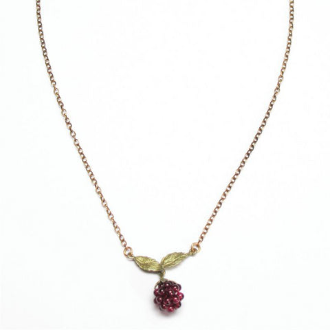 Raspberry Garnet Necklace
