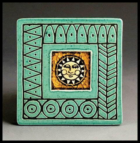 Sun with Design Coaster