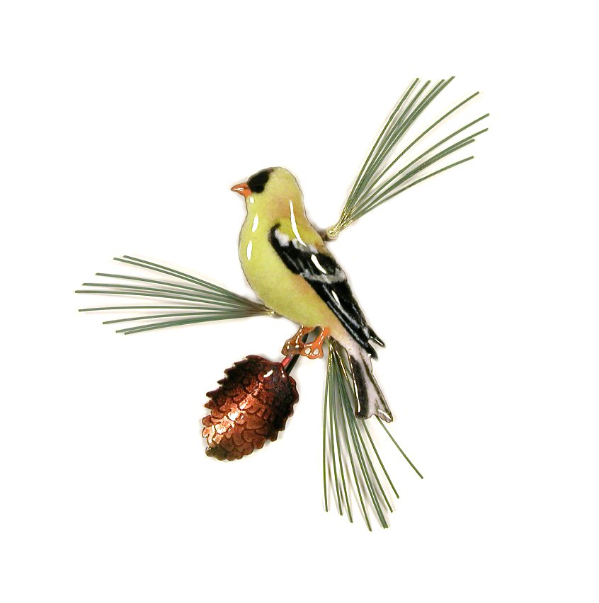 Profile Goldfinch Wall Art by Bovano Cheshire