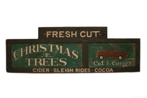 Fresh Cut Christmas Trees (B) Americana Art