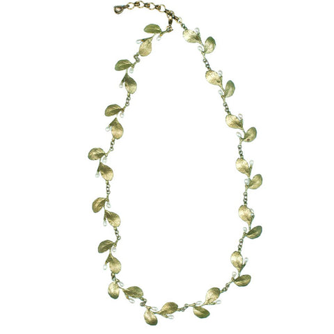 Irish Thorn Leaves Necklace by Michael Michaud