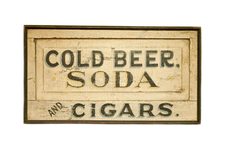 Cold Beer, Soda, Cigars Americana Art