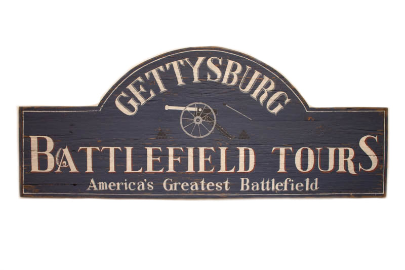 Gettysburg Battlefield Tours Round Top with Canon (C) Americana Art