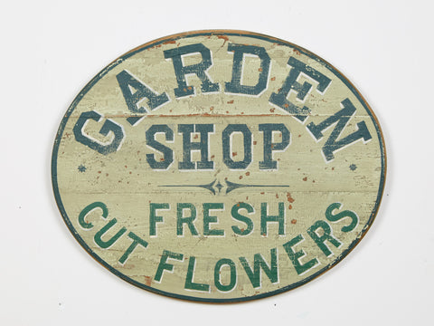 Garden Shop, Oval Americana Art